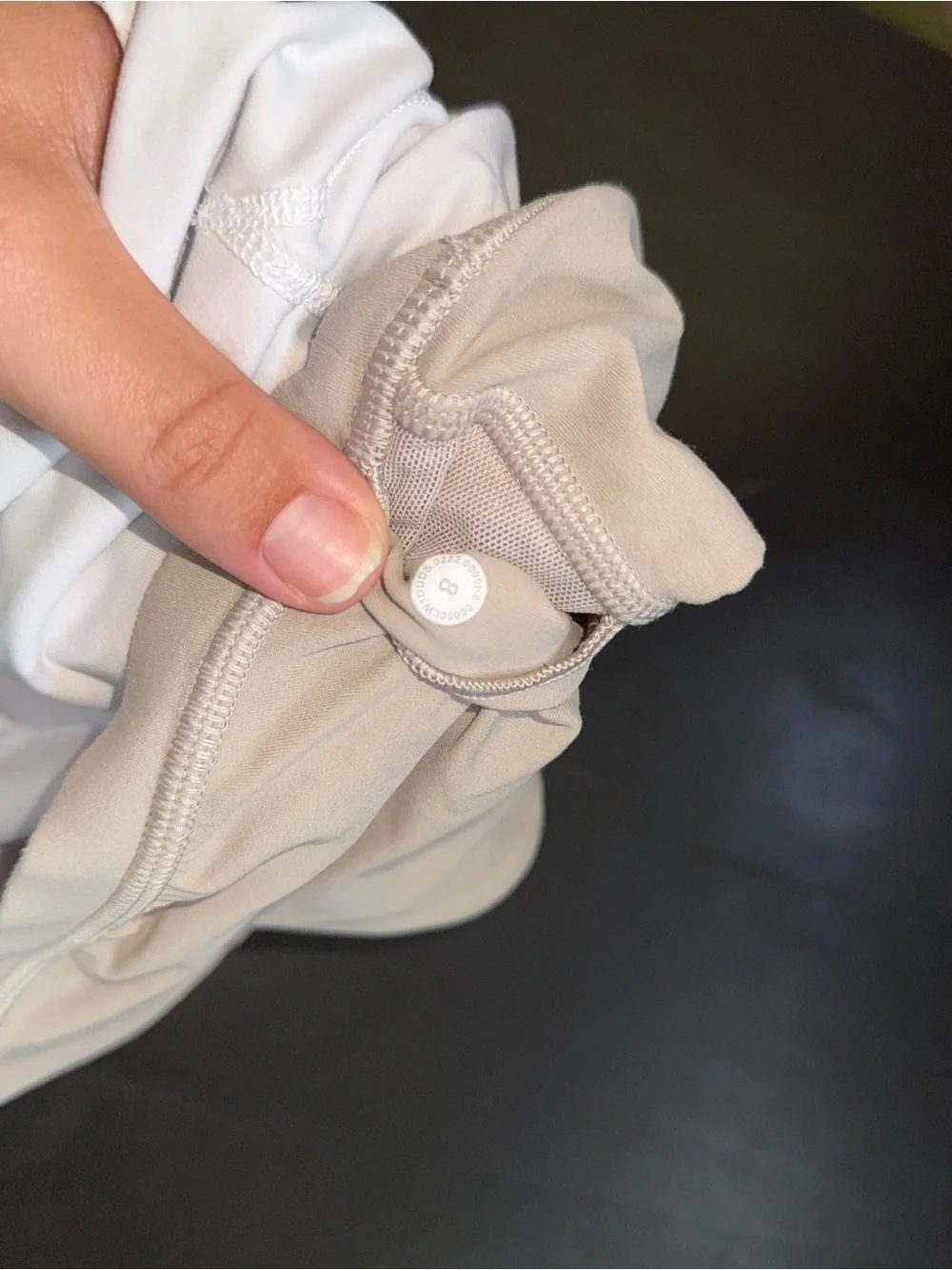 lululemon athletica White V-Neck Cropped Camisole